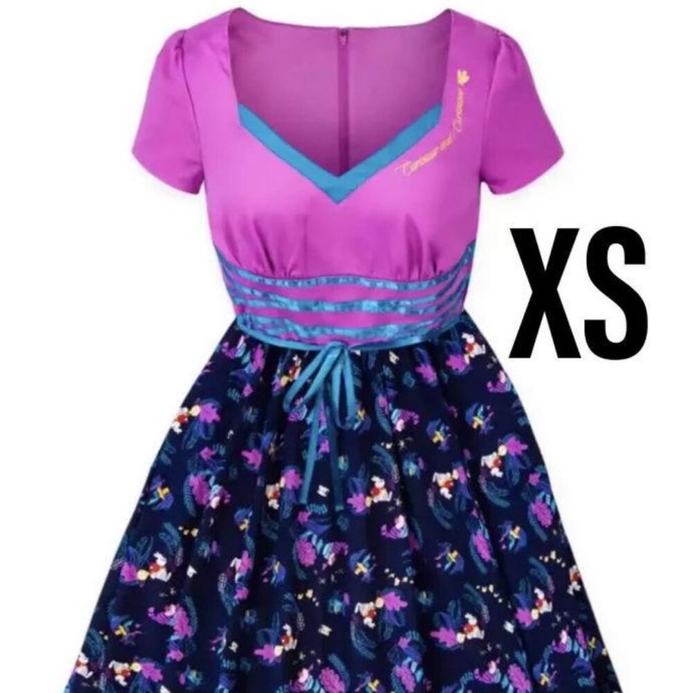 Disney Dress Shop Alice in Wonderland Rockabilly Retro Dress Size Medium New!